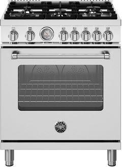 Bertazzoni Master Series 30" Fingerprint Resistant Stainless Steel Pro Style Gas Range