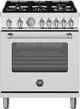 Bertazzoni Master Series 30" Fingerprint Resistant Stainless Steel Pro Style Gas Range-0
