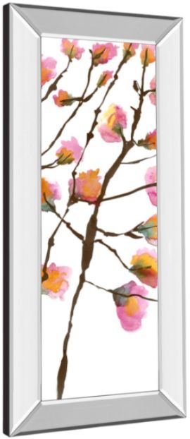 Classy Living Deborah Velasquez Inky Blossoms Il Mirror Framed Wall Art-3