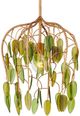 Currey & Company Midsummer Brass/Green Pendant-1