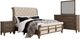 Liberty Furniture Americana Farmhouse 4-Piece Beige/Dusty Taupe King Sleigh Bedroom Set-0