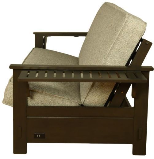 Kodiak Furniture Jozie Graystone/Monte Toro Pistachio Full Futon-4
