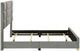Coaster® Ines Gray Eastern King Upholstered Panel Bed-3