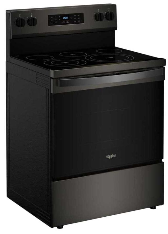 Whirlpool® 30" Black Stainless Steel Freestanding Electric Range -2