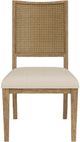 Riverside Furniture Bozeman 2-Piece Beige/Toasted Almond Cane Back Dining Side Chair Set-2