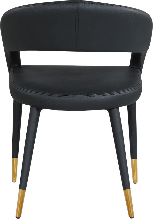 Meridian Furniture Destiny Black Faux Leather Dining Chair-2