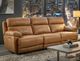 Steve Silver Co. Gatlin 3-Piece Brown Leather Dual-Power Reclining Sofa-1