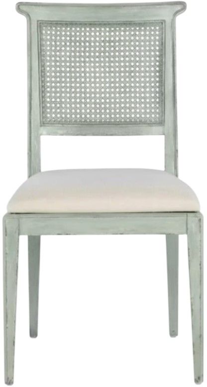 Hooker® Furniture Charleston Haint Blue/Oyster Dining Side Chair-2