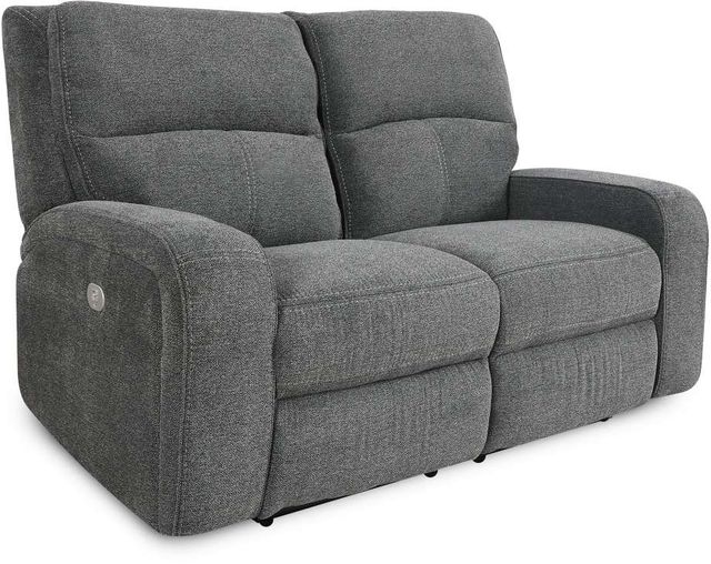 Parker House® Polaris Bizmark Gray Power Reclining Loveseat-0