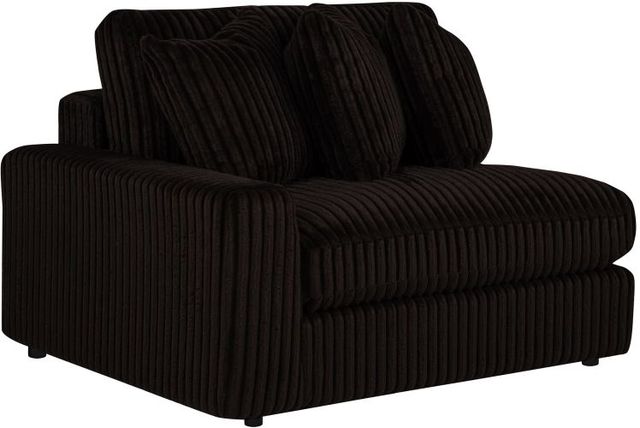 Coaster® Blaine 2-Piece Chocolate Brown Upholstered Reversible Chaise Sectional Sofa-2
