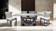 Furniture of America® Portanova Chrome Dining Table-1