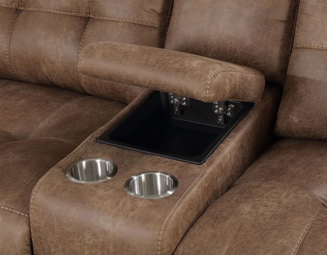 Steve Silver Co. Anastasia 3-Piece Cocoa Reclining Sectional-4