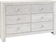 Signature Design by Ashley® Paxberry 5-Piece Whitewash King Panel Bed Set-2