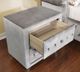 Furniture of America® Alzire Gray Nightstand-2
