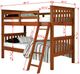 Donco Kids Mission Light Espresso Youth Twin/Twin Bunkbed-2