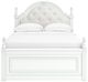 Signature Design by Ashley® Kozlani White Youth Full Upholstered Storage Panel Bed-2