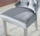 Furniture of America® Adalia 2-Piece Dark Gray/Silver Dining Chair Set-3