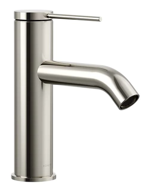 KOHLER® Components® Vibrant Polished Nickel Single-Handle Bathroom Sink Faucet-0