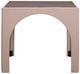 TOV Furniture Tomlin 3-Piece Light Pink Game Table and Two Ottomans Set-4