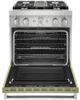 KitchenAid® 30" Avocado Cream Pro Style Dual Fuel Range-1