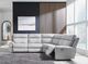 Signature Design by Ashley® Grafton Pike 5-Piece Ash/Pearl Power Reclining Sectional-4