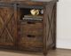 Flexsteel® Carpenter Black/Rustic Brown Entertainment Base-4