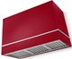 AGA Loge 48" Piccadilly Red Wall Mounted Range Hood with Polished Brass Trim-0