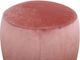 TOV Furniture Willow Salmon Velvet Ottoman-1