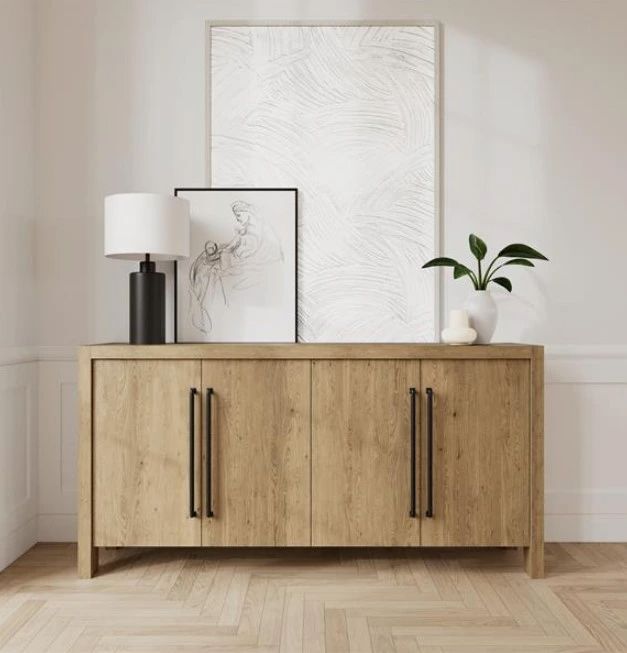 Riverside Furniture Davie Pale Oak Server-1