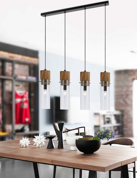 Cal® Lighting & Accessories Spheroid Black/Dark Bronze Tall Island Fixture-1