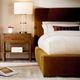Bassett® Furniture Garner Glass Table Lamp with Brass Accent-1