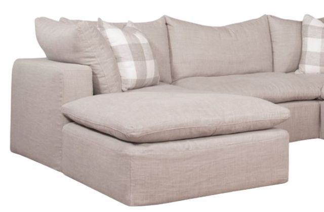 Four Seasons Customizable Kalani 6-Piece Slipcovered Modular Sectional-1