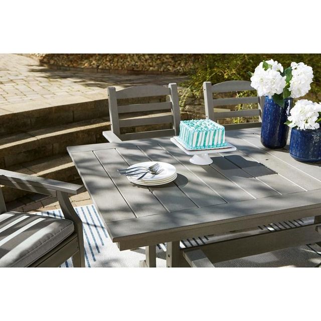 Signature Design by Ashley® Visola Grey Outdoor Dining Table-10