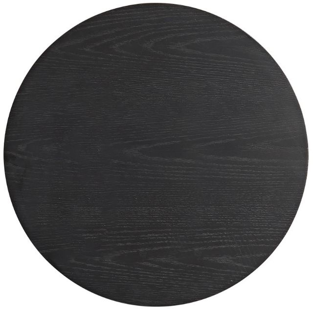Elements International Portland Black End Table-1