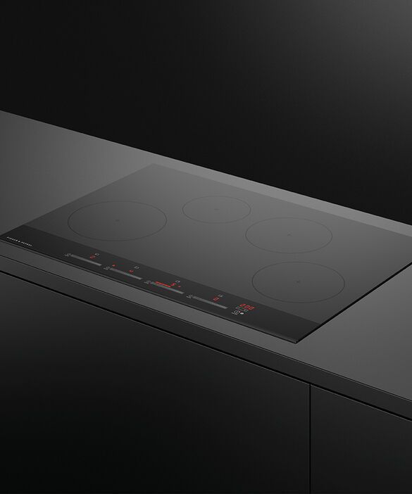 Fisher & Paykel Series 9 30" Black Glass Induction Cooktop-3