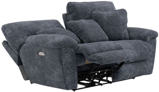 Catnapper® Paxon Smoke Power Headrest Deep Seat Reclining Loveseat-1