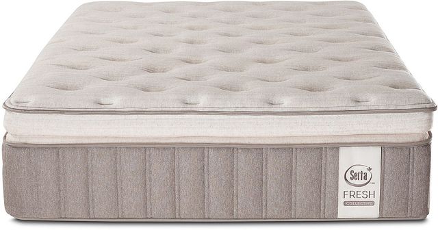 Serta® Fresh Collective Linen Wholesome Hybrid Plush Pillow Top King Mattress-3