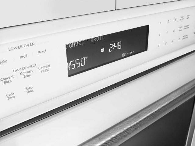 KitchenAid® 30" White Electric Built In Double Oven-2