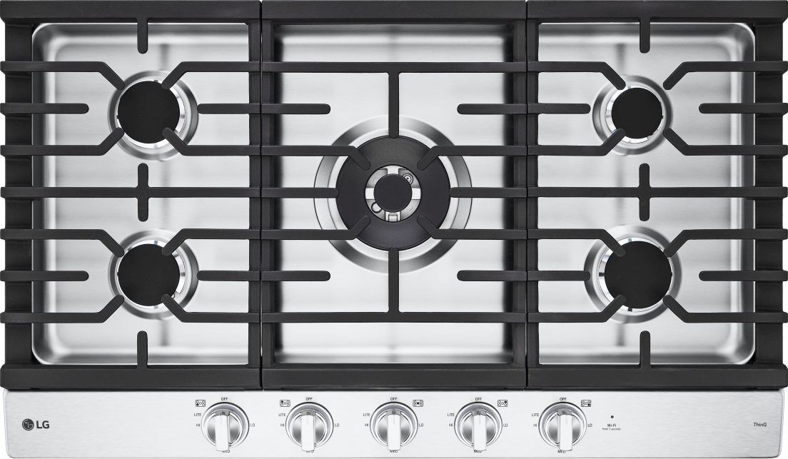 LG 36" Stainless Steel Gas Cooktop
