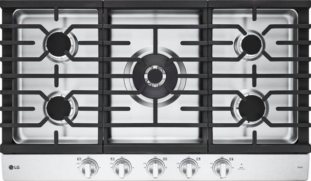 LG 36" Stainless Steel Gas Cooktop
