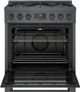 Bosch® 800 Series 30" Black Stainless Steel Pro Style Gas Range-1