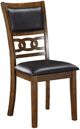 New Classic® Home Furnishings Gia 3-Piece Brown Dining Set-2