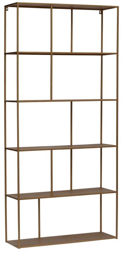 Moe's Home Collection Kitana Gold Shelf-0