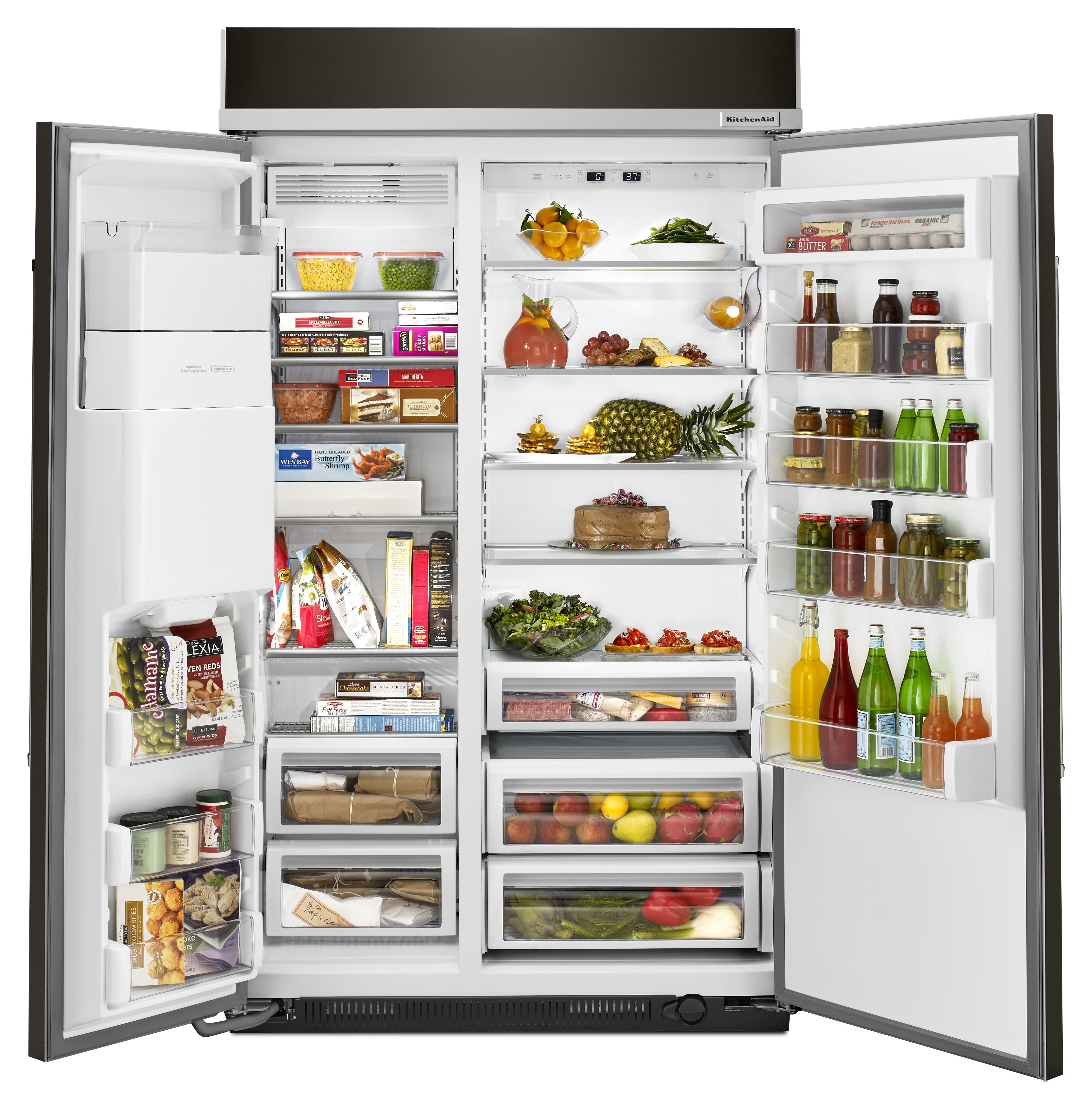KitchenAid® 29.52 Cu. Ft. Black Stainless Steel with