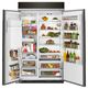 KitchenAid® 29.52 Cu. Ft. Black Stainless Steel with PrintShield™ Finish Built In Side-By-Side Refrigerator-2