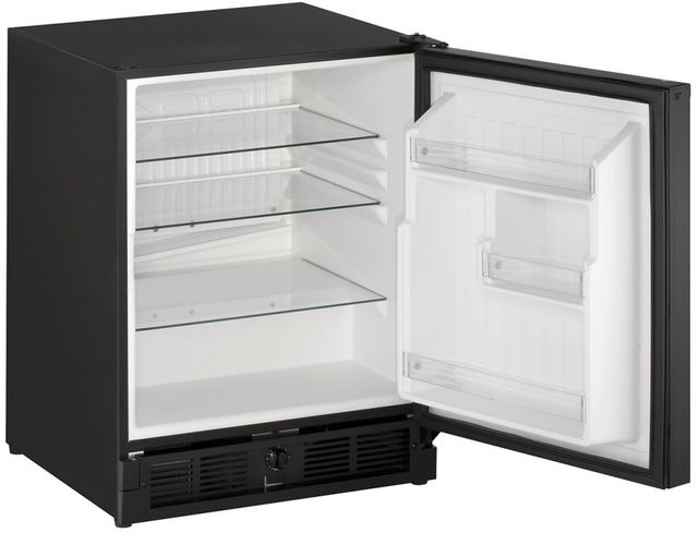 U-Line® ADA Series 3.3 Cu. Ft. Black Compact Refrigerator-1