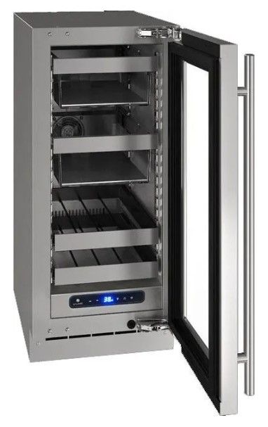 U-Line® Integrated Solid Panel Ready 18" Reversible Hinge Undercounter Refrigerator-1