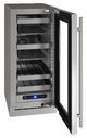 U-Line® Integrated Solid Panel Ready 18" Reversible Hinge Undercounter Refrigerator-1
