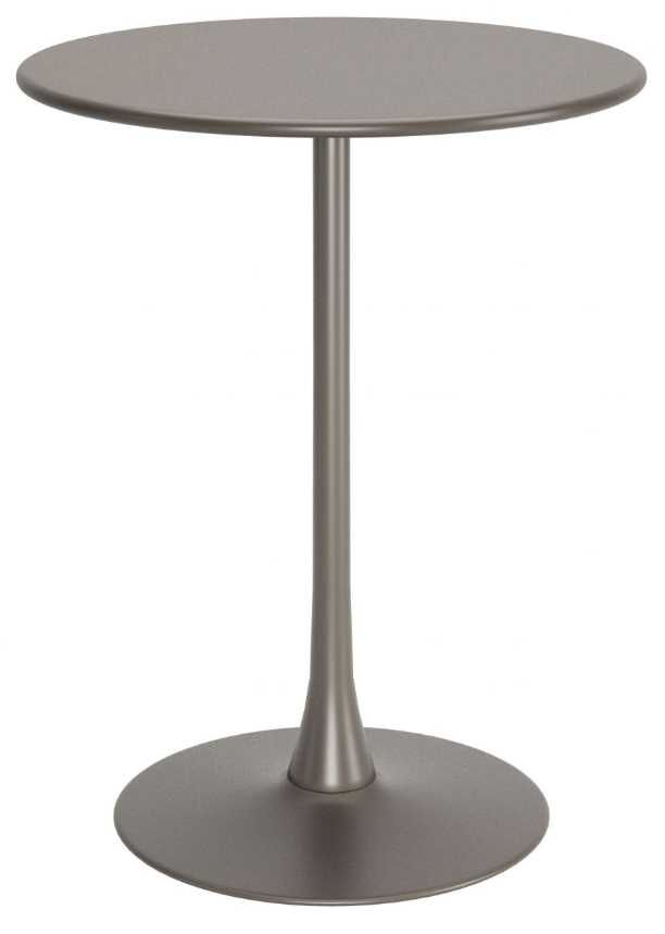 Zuo® Modern Soleil Taupe Powder Coated Steel Bar Table-0