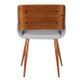 Armen Living Panda Gray Dining Chair-4